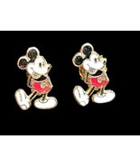 Vintage Mickey Mouse Enamel Minnie Stud Earrings From 1990s Disney - $33.23 CAD