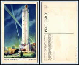 ILLINOIS Postcard - Chicago World&#39;s Fair, Havoline Thermometer P2 - £3.15 GBP