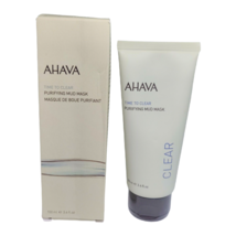 AHAVA Time to Clear Purifying Mud Mask Dead Sea Facial Treatment 3.4oz NEW - £15.03 GBP