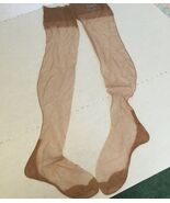 Vintage nylon stocking seamed back cuban heeled fashion wear nylons - $31.68