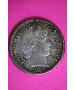 High Grade 1914 P Barber Liberty Dime Scarce Semi Key Date Silver Coin 86 - €31,51 EUR