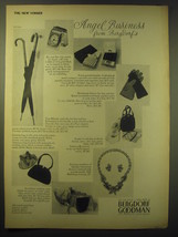 1948 Bergdorf Goodman Fashion Accessories Ad - Angel Business from Bergdorf's - £14.62 GBP