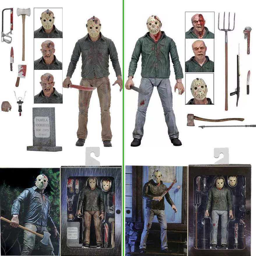 NECA 3D Friday  Part 3 The Final Chapter Jason Voorhees PVC Action Figure Model - £29.81 GBP+