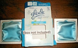 Glade Decor Scents Cl EAN Linen 2 Total Refills Out Of Box Box Not Included - £14.03 GBP