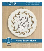 Leisure Arts Home Sweet Home 6 Inch Embroidery Kit 56823 - $12.67