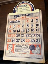 1942 complete weather calendar - £53.86 GBP