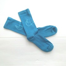 Nike Youth Performance Crew Socks - SX5816 - Light Blue - Size M - NEW - £4.77 GBP