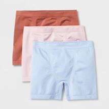 Art Class Kids 3 Pk Seamless Boxer Shorts Multicolor L (10-12) Mid Rise ... - $9.74