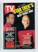 TV Guide Magazine January 2 1993 Avery Brooks &amp; Patrick Stewart NY Metro Ed. - £7.06 GBP