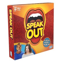 Speak Out Board Game Family Ridiculous Mouthpiece Challenge Hasbro - £14.68 GBP