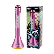 Mi-Mic TY5899PK Bluetooth LED Karaoke Microphone Speaker, Pink  - $37.00