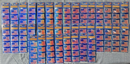 Beistle Patriotic Holographic American Flag Small Sticker Sheets Lot of 38 - £63.94 GBP