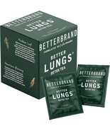 Betterbrand BetterLungs Detox Tea - 15 Herbal Tea Bags - Mullein Leaf, G... - $68.81 CAD