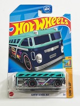 Hot Wheels Surfin&#39; School Bus Surf&#39;s Up 1/5 2023 24/250 (Teal) - £5.56 GBP