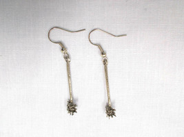 Wicked Mace Ball Medieval Spiked Battle Weapon Charms Dangle Earrings - £5.58 GBP