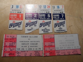 Toronto Blizzard 1980&#39;s Ticket Stub Soccer Collection Canada vs. Montrea... - £11.60 GBP