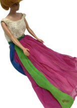 1960's Blonde Bubble Cut Barbie White Lips in 1965 "Fraternity Dance" #1638 image 6