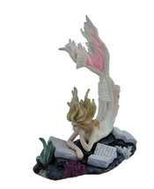 Lost Books By Tiffany Toland-Scott Reading Mermaid Statue - £53.60 GBP