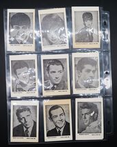 Vtg Lot of Black &amp; White Celebrity Cards 60's McCartney Nelson Peck Conn... - $36.00