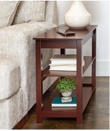 End Side Table Charging Station 2 USB Ports &amp; 2 Electrical Power Outlets... - £53.25 GBP