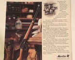 1982 Marlin Rifle Vintage Print Ad Advertisement pa12 - £5.51 GBP
