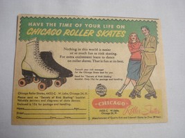 1956 Color Ad Chicago Roller Skates Have the Time of Your Life - £6.31 GBP