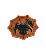 Hand Painted Halloween Spider Web w Spider Small Candy Dish Bowl 6&quot; - $222.24 MXN