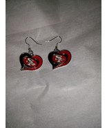 San Francisco 49ers earrings Heart Earrings - €12,93 EUR