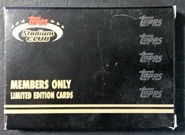 1991 Topps Stadium Club Members Only Series 1 Baseball Set - $4.75