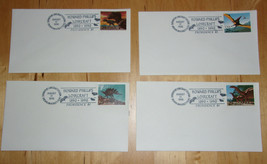 H.P. Lovecraft CENTENNIAL 1890-1990 Dinosaur Cache 4 Envelopes August 17th 1990 - £28.43 GBP
