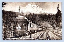 RPPC Shasta Ow Limitata Treno A Montante Rainier Washington Wa Unp Cartolina Q10 - £15.50 GBP