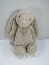 Jellycat London Bashful Bunny Rabbit Plush 12&quot; Mocha Soft Floppy Stuffed... - £11.18 GBP