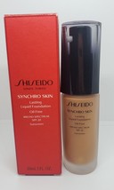 NIB Shiseido Synchro Skin Lasting Liquid Foundation Oil Free Neutral 5, ... - £14.89 GBP