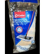 O-Cedar Hardwood Floor &quot;N More Microfiber Mop Refill, White /Blue - $5.00