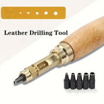 MultiHead Manual Leather Punch for DIY Belt Making - £14.90 GBP