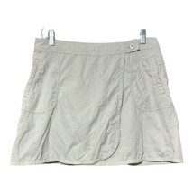 Patagonia Womens Beige Pockets Light Wash Stretch Cargo Skort Size 6 - $14.99