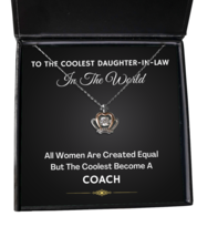 Coach Daughter-in-Law Necklace Gifts - Crown Pendant Jewelry Present From  - £39.87 GBP