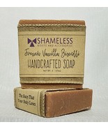 Organic French Vanilla Biscotti Shea Butter Soap(Vegan)(Cruelty-Free) 4.5oz - £7.50 GBP