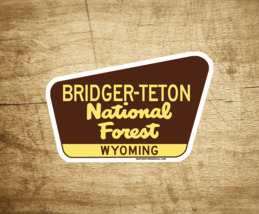 Bridger Teton National Forest Decal Sticker 3.75&quot; x 2.5&quot; Wyoming Park Vinyl - $5.44