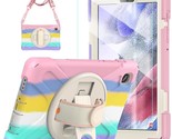 Samsung Galaxy Tab A7 Lite Case 8.7&quot; For Kids Girls Women Rainbow Pink 2... - $44.99