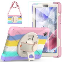 Samsung Galaxy Tab A7 Lite Case 8.7&quot; For Kids Girls Women Rainbow Pink 2... - £35.65 GBP