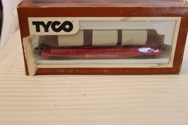 HO Scale Tyco, 40&#39; Flat Car with Pipe Load, Great Northern Red, #342D BNOS - £19.30 GBP