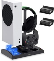Xbox Series S Console And Controller Charger Stand With Cooling Fan, Vertical - £54.64 GBP