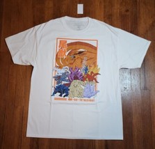 Naruto BIJU The Tailed Beasts Shippuden Collection White NWT Graphic Tee X Large - £23.18 GBP