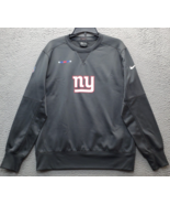 NFL New York Giants Nike Sweatshirt Football Mens Medium Gray On Field A... - $23.05