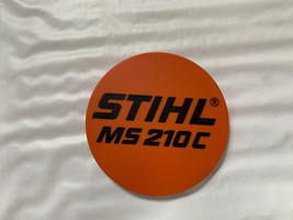 Genuine Stihl MS 210C MS210 C Chainsaw Model Name Plate Tag New (bt) - $5.50