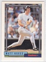 M) 1992 Topps Baseball Trading Card - Matt Nokes #748 - $1.97
