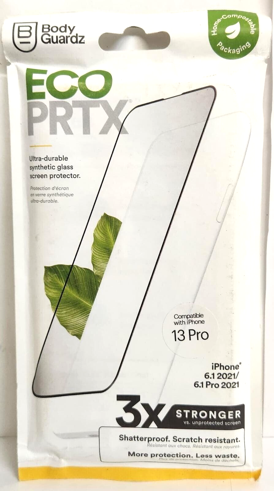 BodyGuardz - Eco PRTX Screen Protector for iPhone 13 - Clear - $10.69