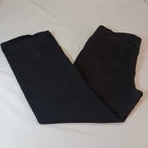 Woman Within Bootcut Women&#39;s Black Denim Jeans Size 24W Tall Measured (4... - $13.14