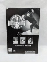 Super Nintendo Brunswick World Tournament Champions Instruction Booklet - £7.73 GBP